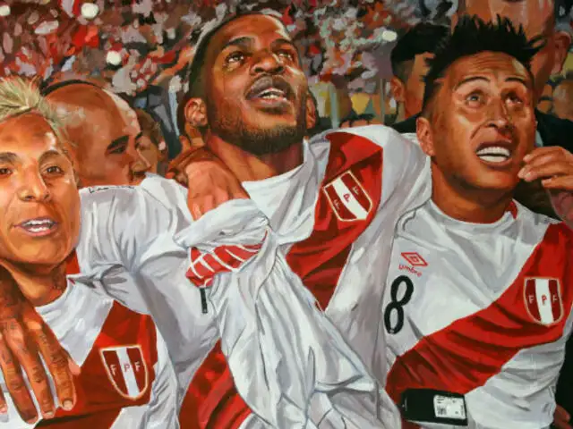 Perú vs Ecuador: Mural en Estadio Nacional conmemora regreso al Mundial [FOTOS]