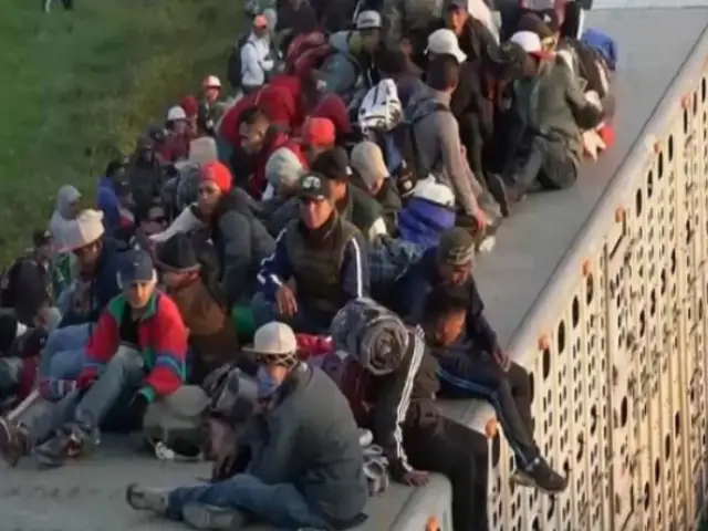Primeros migrantes centroamericanos llegan a la frontera de Estados Unidos