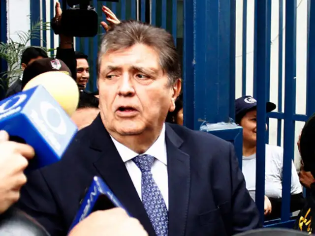 Alan García se pronunciaría en las próximas horas tras rechazo de solicitud de asilo a Uruguay