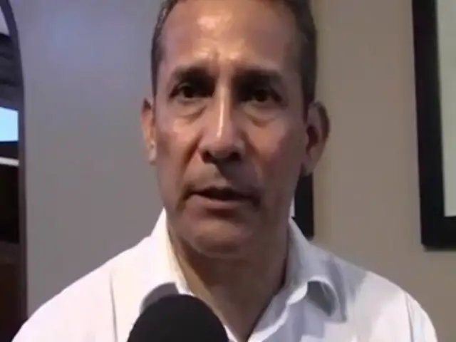 Ollanta Humala afirmó que "no existe" persecución política contra Alan García