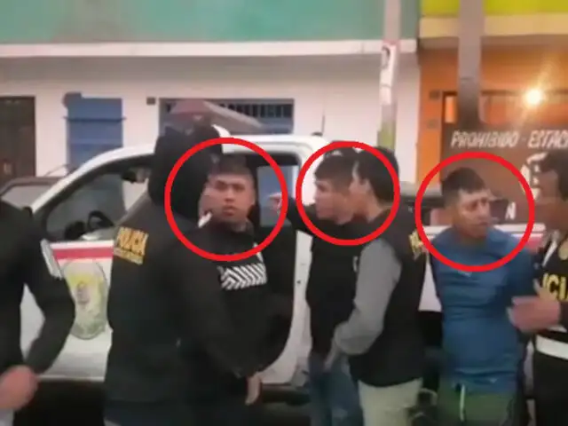 La Victoria: policía captura a la peligrosa banda ‘Los Buitres del Pino’