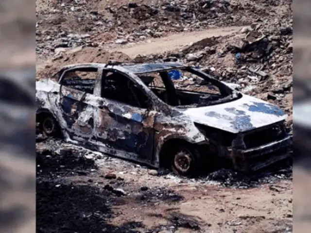 Trujillo: hombre fallece tras ser quemado vivo al interior de vehículo