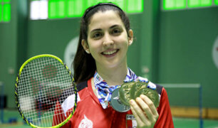 Daniela Macías ganó medalla de oro en Sudamericano de Bádminton