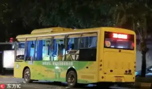 China: explosión en autobús deja 17 personas heridas
