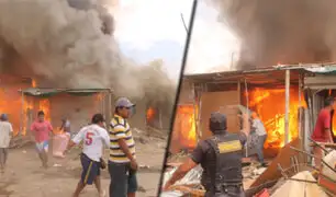 Ica: incendio deja 17 familias damnificadas