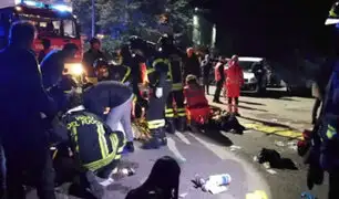 Italia: estampida durante concierto deja 6 muertos y decenas de heridos
