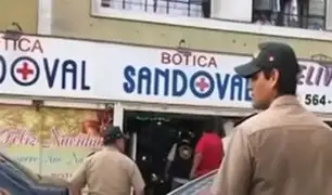 Cercado de Lima: robo frustrado deja un delincuente muerto y dos detenidos