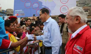 Chorrillos: Presidente Vizcarra anuncia obras de agua potable para AA.HH.