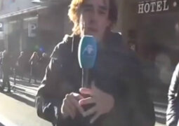 España: reportero es agredido durante transmisión en vivo