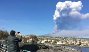 Italia: erupciones del volcán Etna provocan 150 temblores