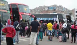 Terminal de Yerbateros: precios de pasajes a Huancayo se duplican por cierre de la Carretera Central