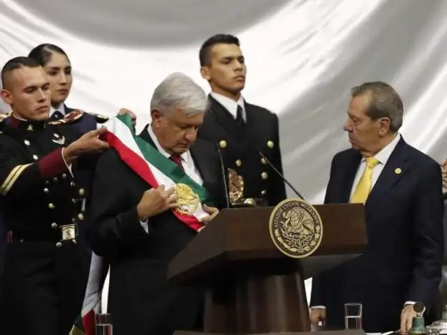Andrés López Obrador asumió la Presidencia de México