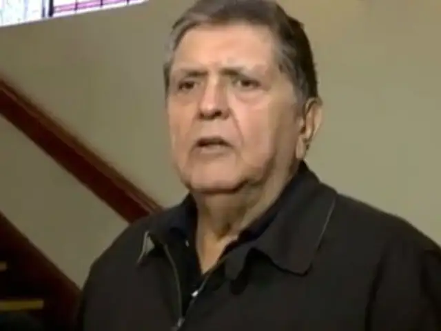 Expresidente Alan García no acudió a declarar a la Fiscalía