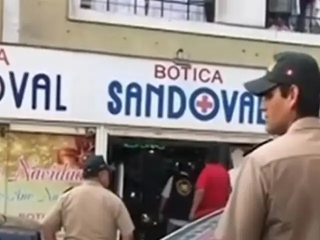 Cercado de Lima: robo frustrado deja un delincuente muerto y dos detenidos