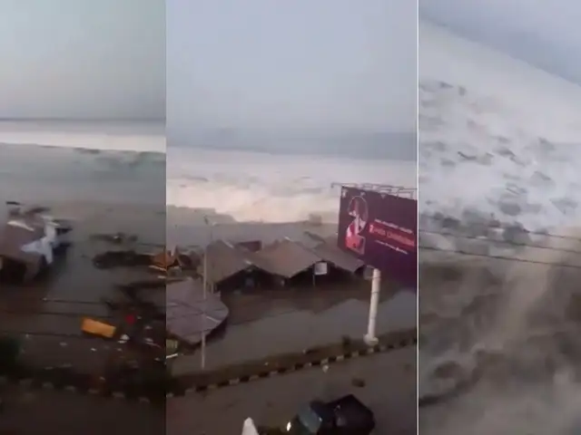 Tsunami se registra en Indonesia dejando al menos 20 muertos y más de 160 heridos