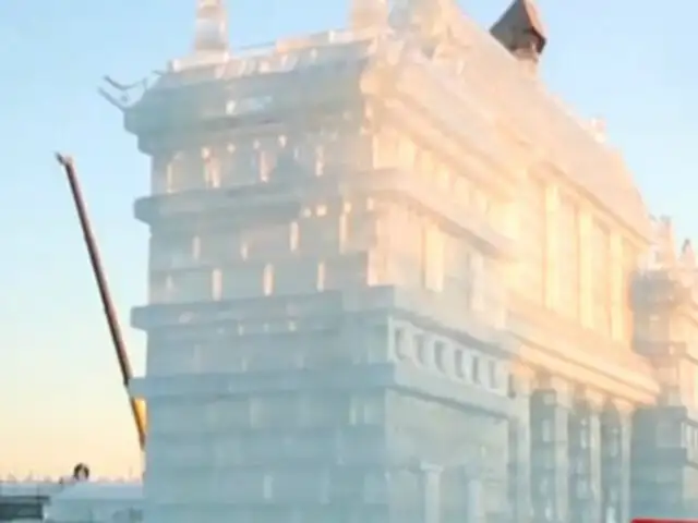 China: ciudad de hielo presenta las esculturas más grandes del mundo