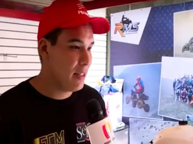 Emilio Choy: conozca  al piloto peruano más joven en el Dakar 2019