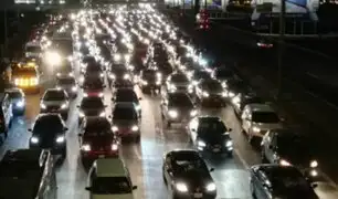 Año Nuevo: caos vehicular en la Panamericana Sur se prolongó hasta la noche