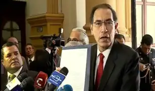 Martín Vizcarra saludó restitución de Rafael Vela y Domingo Pérez al Equipo Especial