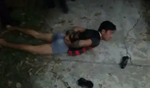 Iquitos: vecinos capturan, golpean y desnudan a ladrón