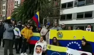 Venezolanos protestaron alrededor del mundo contra investidura de Maduro