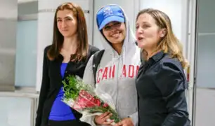 Joven saudí que renunció al islam y escapó llegó a Canadá