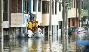 San Juan de Lurigancho continúa inundado tras aniego de aguas servidas