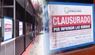 Municipalidad de Miraflores clausura 18 locales de la Calle de las Pizzas por insalubridad
