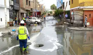San Juan de Lurigancho: nuevo desborde de aguas servidas genera alarma en vecinos