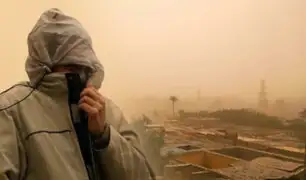 Egipto: gran tormenta de arena obliga a paralizar actividades en el Cairo