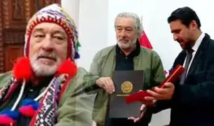 Cusco: Robert de Niro fue declarado huésped ilustre y recibió las llaves de la ciudad