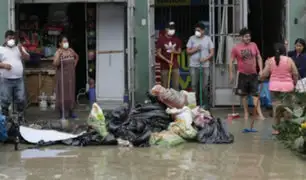 Destruyen enseres contaminados tras el aniego de aguas servidas en SJL