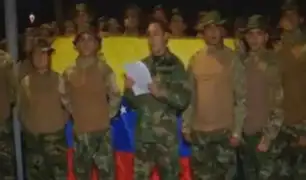 Colombia: militares venezolanos exiliados desconocen mandato de Nicolás Maduro