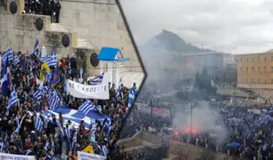 Grecia: miles protestan en contra de acuerdo sobre Macedonia