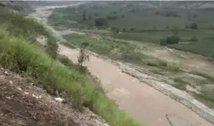 Panamericana Sur: tránsito en peligro ante posible desborde del río Mala