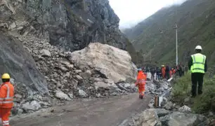 Deslizamiento de rocas deja un muerto en la Carretera Central