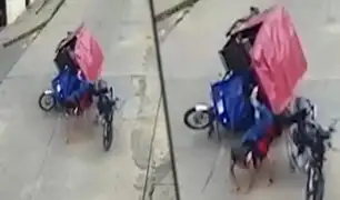 Tarapoto: mototaxi impacta aparatosamente contra un motociclista