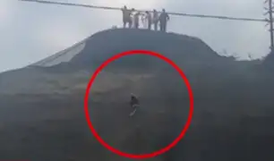 Adolescente salva de morir tras caer desde acantilado de la Costa Verde