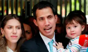 Juan Guaidó denunció intimidación contra su familia