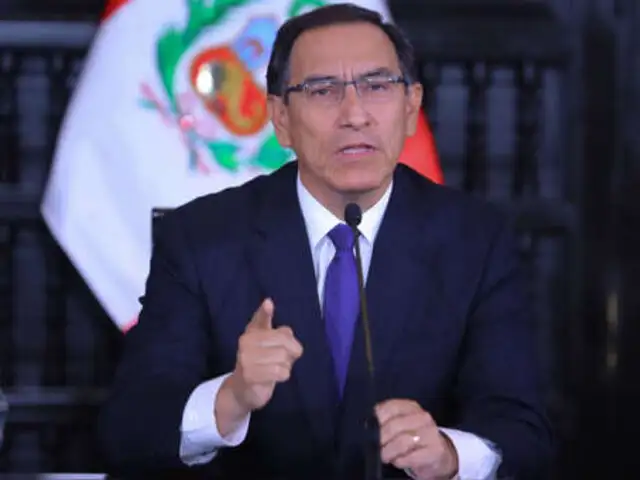 Presidente Vizcarra: Consejo de Ministros aprobó proyecto que declara en emergencia la Fiscalía