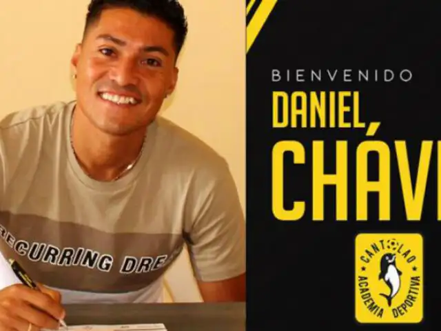 Daniel Chávez se convirtió en el nuevo refuerzo de la Academia Cantolao