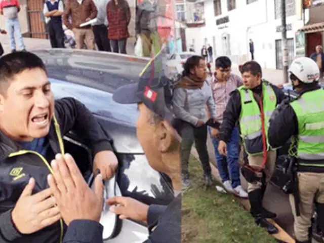 Cusco: policías en estado de ebriedad agreden a colega que los intervino