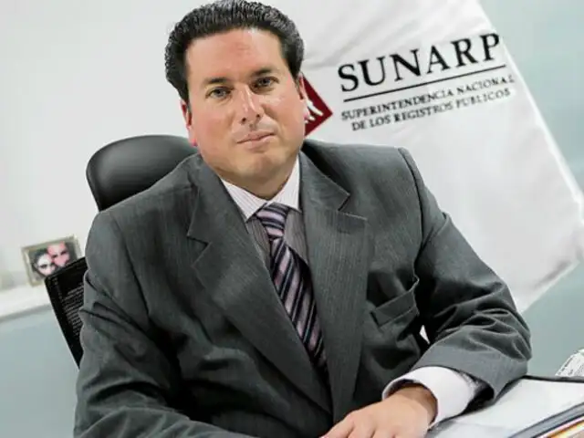 PJ dicta 12 meses de prisión preventiva contra exjefe de Sunarp