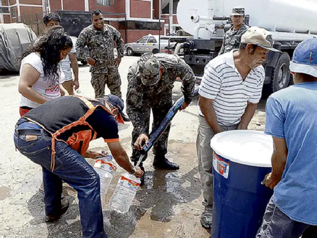 Ministro Piqué: Este miércoles se reanudaría el servicio de agua en SJL