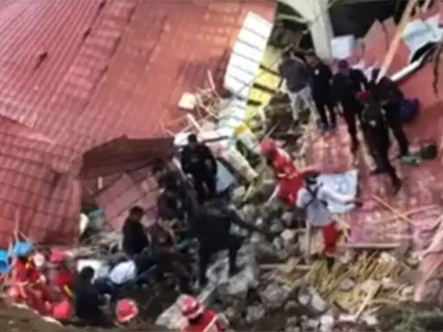 Apurímac: caída de pared durante un matrimonio deja 15 muertos y 30 heridos