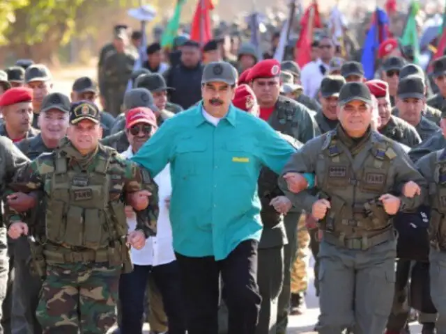 Venezuela: Nicolás Maduro encabezó maniobras militares en Carabobo