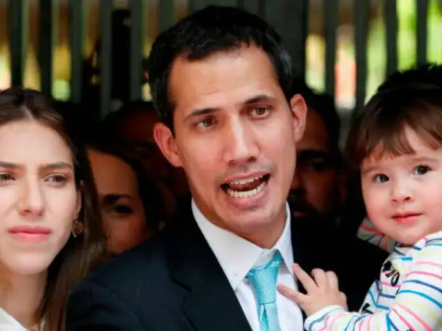 Juan Guaidó denunció intimidación contra su familia