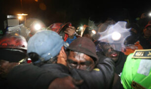 Rescate en Oyón: así fue el traslado de los mineros a la clínica