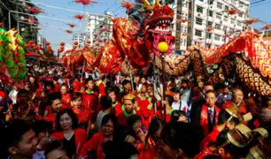 China: espectaculares shows dieron inicio al Año Nuevo