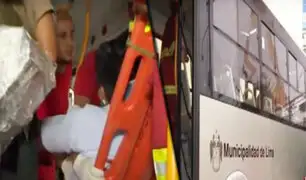Pueblo libre: bus se despista y choca contra iglesia evangélica en la avenida La Marina